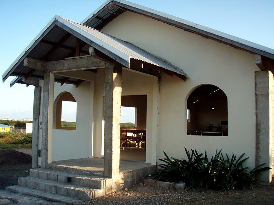 Completed church building