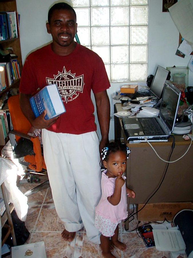 A father and his little one