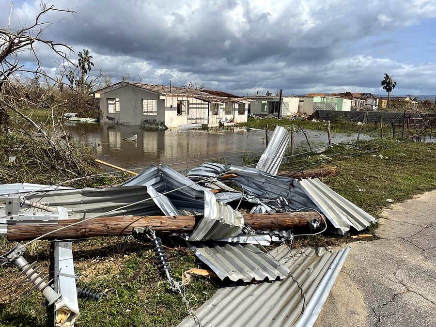 Hurricane Melissa damage, October 2025