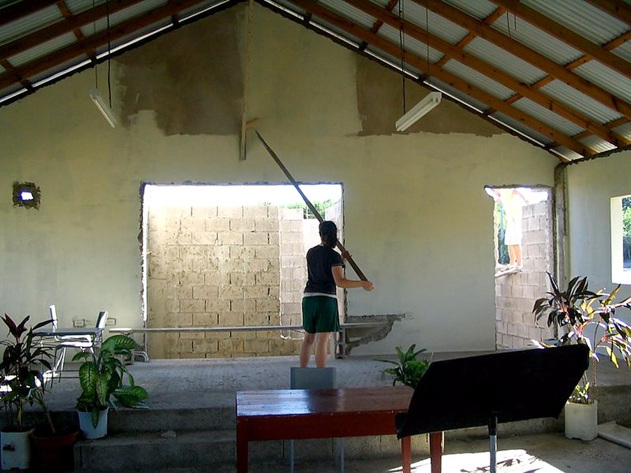 Sanctuary before the finish work